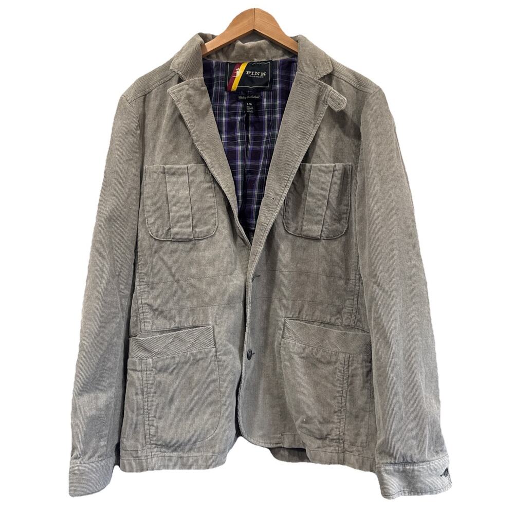 Fink‎ Clothing Men's Beige Cordoroy Sport Coat Jacket Size Large